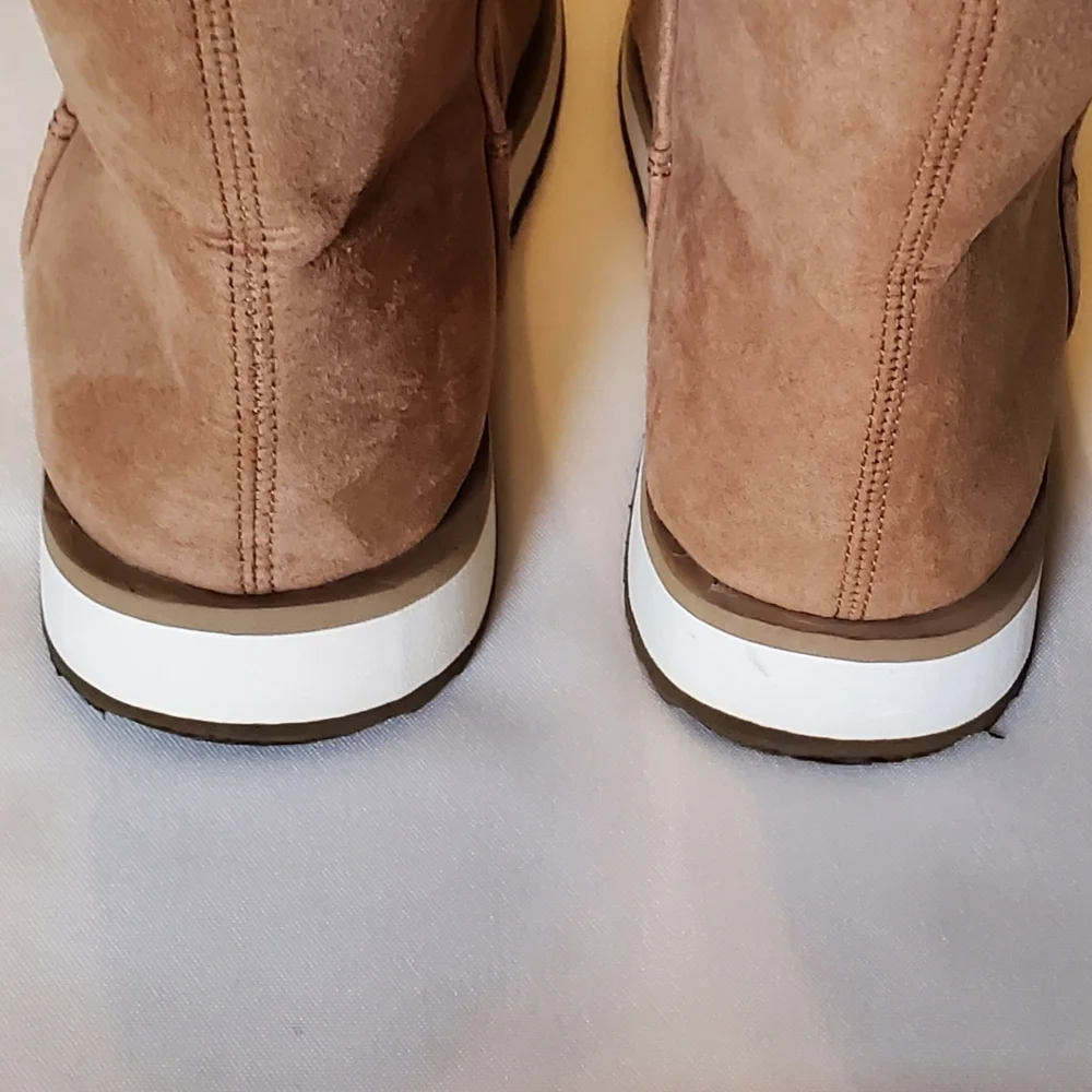 Girl's 2 Wonder Nation Chestnut Faux Fur Shearling Boots